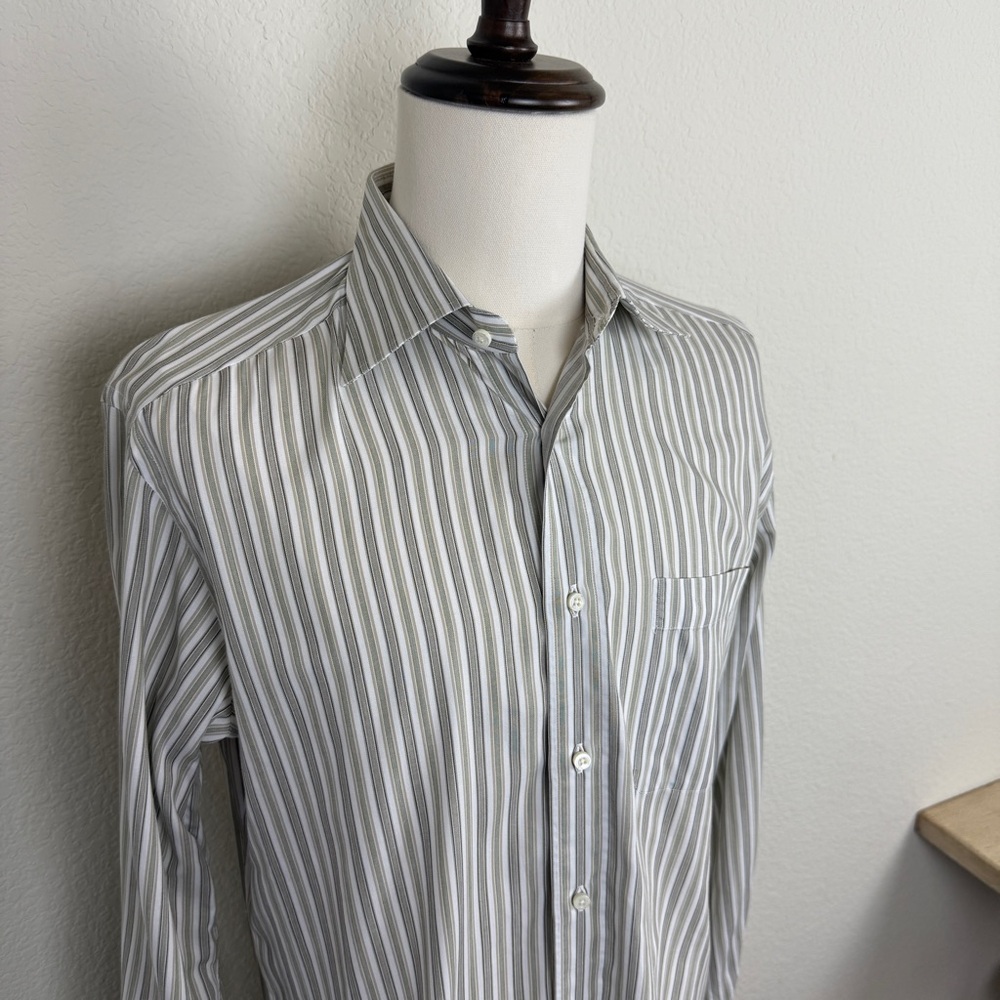 Ermenegildo Zegna Men’s Long Sleeve Button Down | 40/15.75”